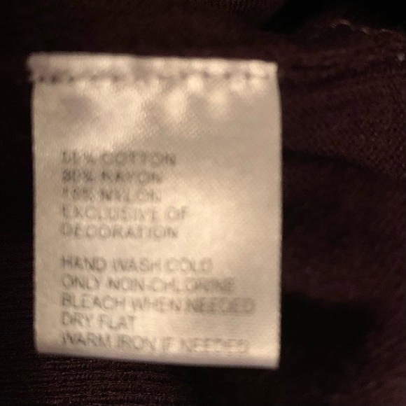 Ruffled Ribbon V-Neck ~AT LOFT ~Cardigan ~Small ~Eggplant ~ Elegant Light Weigh… - Picture 8 of 8